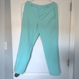 Mint Blue/Green Banana Republic Ankle Dress Pant